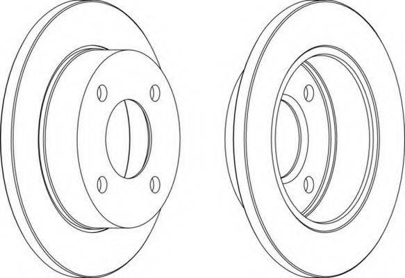 FERODO DDF3811 гальмівний диск