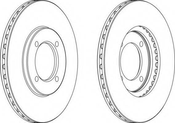 FERODO DDF6071 гальмівний диск
