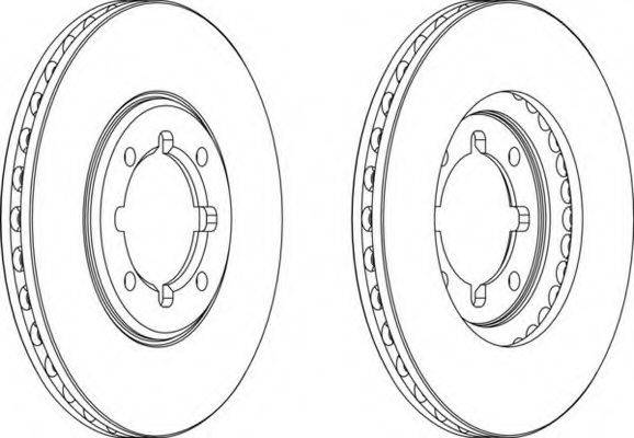 FERODO DDF6091 гальмівний диск