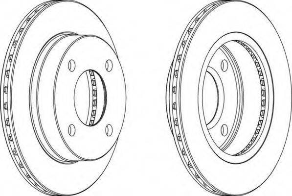 FERODO DDF8071 гальмівний диск
