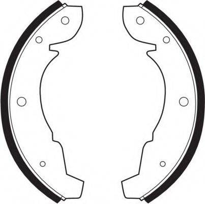 FERODO FSB128 Комплект гальмівних колодок