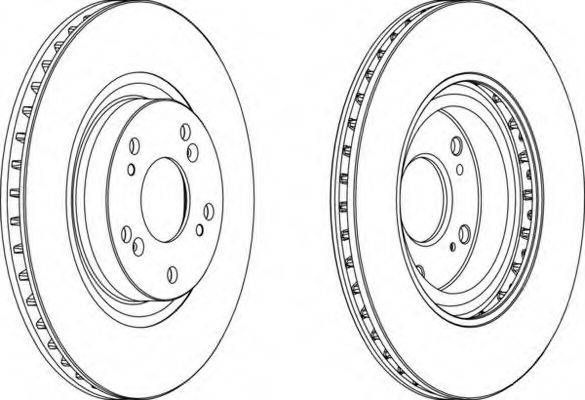 FERODO DDF1596 гальмівний диск