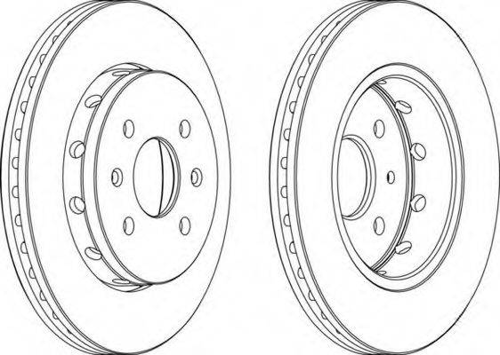 FERODO DDF1628 гальмівний диск