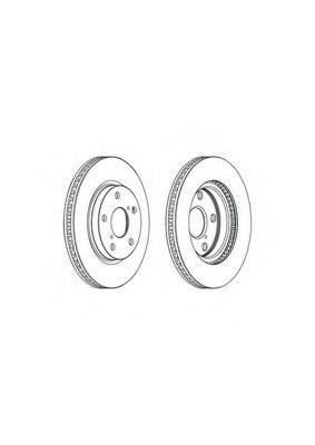 FERODO DDF1838 гальмівний диск