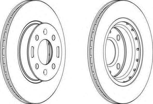 FERODO DDF1840 гальмівний диск