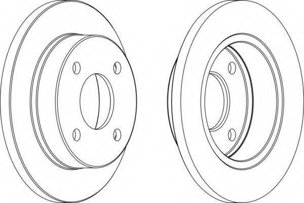 FERODO DDF202 гальмівний диск