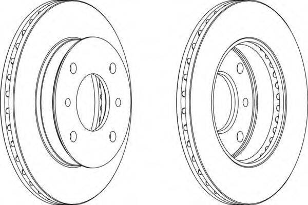 FERODO DDF259 гальмівний диск
