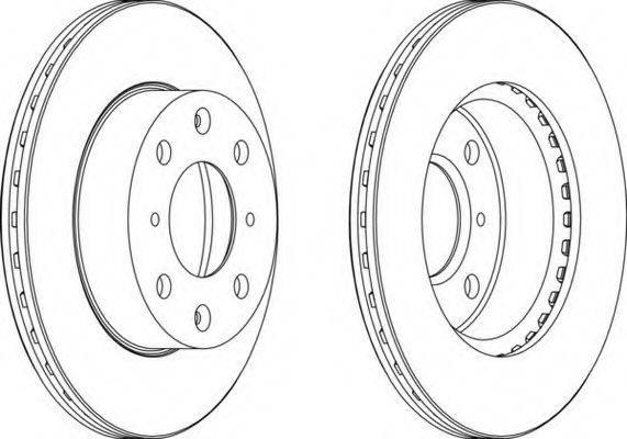 FERODO DDF289 гальмівний диск