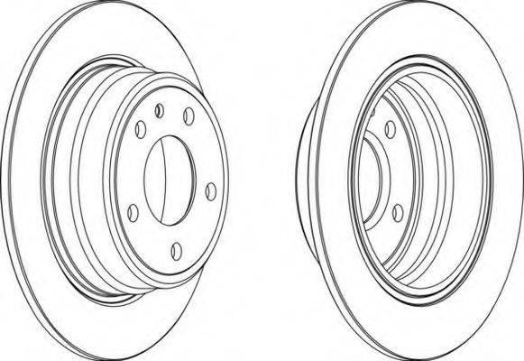 FERODO DDF326 гальмівний диск