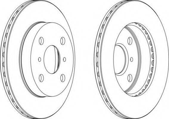 FERODO DDF350 гальмівний диск