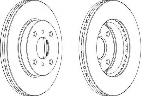 FERODO DDF405 гальмівний диск