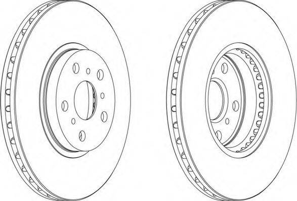 FERODO DDF502 гальмівний диск