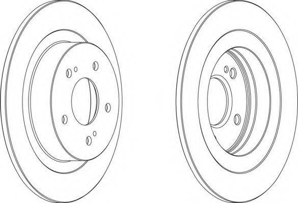 FERODO DDF546 гальмівний диск