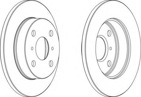 FERODO DDF566 гальмівний диск