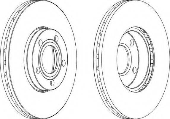 FERODO DDF1014C гальмівний диск