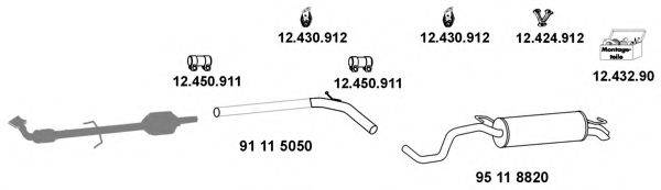 EBERSPACHER 1212766 Система випуску ОГ