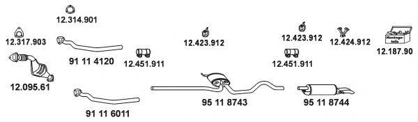 EBERSPACHER 121507 Система випуску ОГ