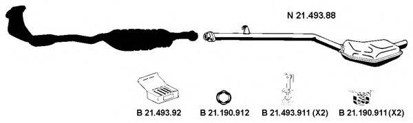 EBERSPACHER 212107 Система випуску ОГ