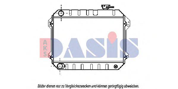 AKS DASIS 211790N Радіатор, охолодження двигуна