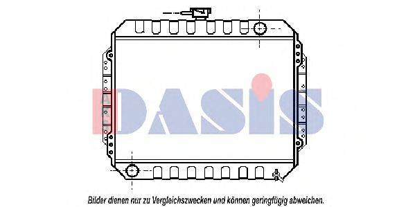 AKS DASIS 230010N Радіатор, охолодження двигуна