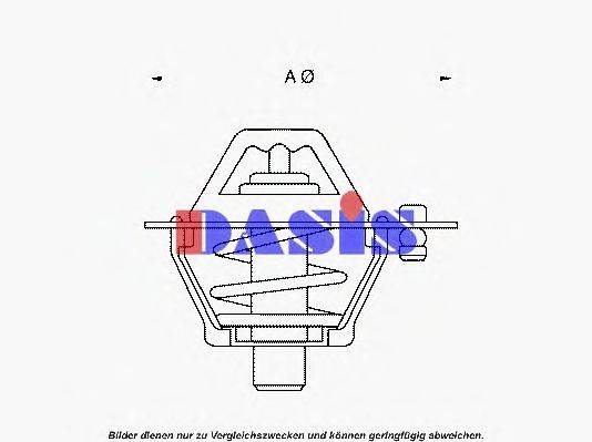 AKS DASIS 311988D4 Термостат, охолоджуюча рідина