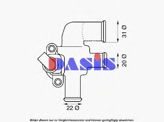 AKS DASIS 314290 Термостат, охолоджуюча рідина