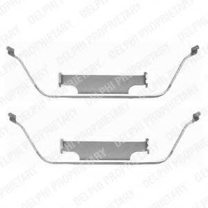 DELPHI LX0394 Комплектуючі, колодки дискового гальма