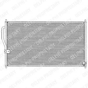 DELPHI TSP0225206 Конденсатор, кондиціонер