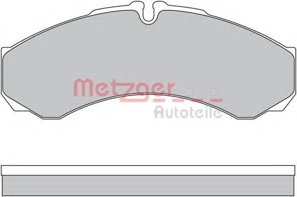 METZGER 1170608 Комплект гальмівних колодок, дискове гальмо